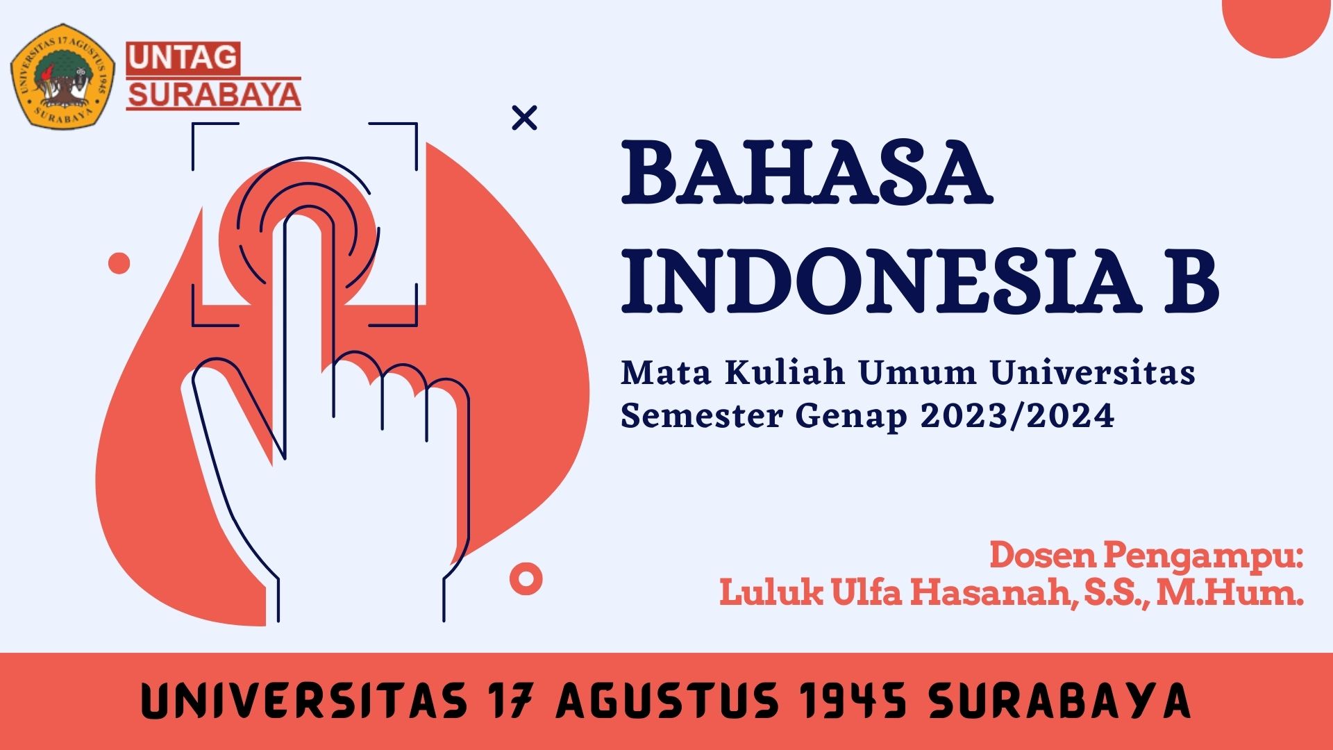 Course Image 802 -  BAHASA INDONESIA - B